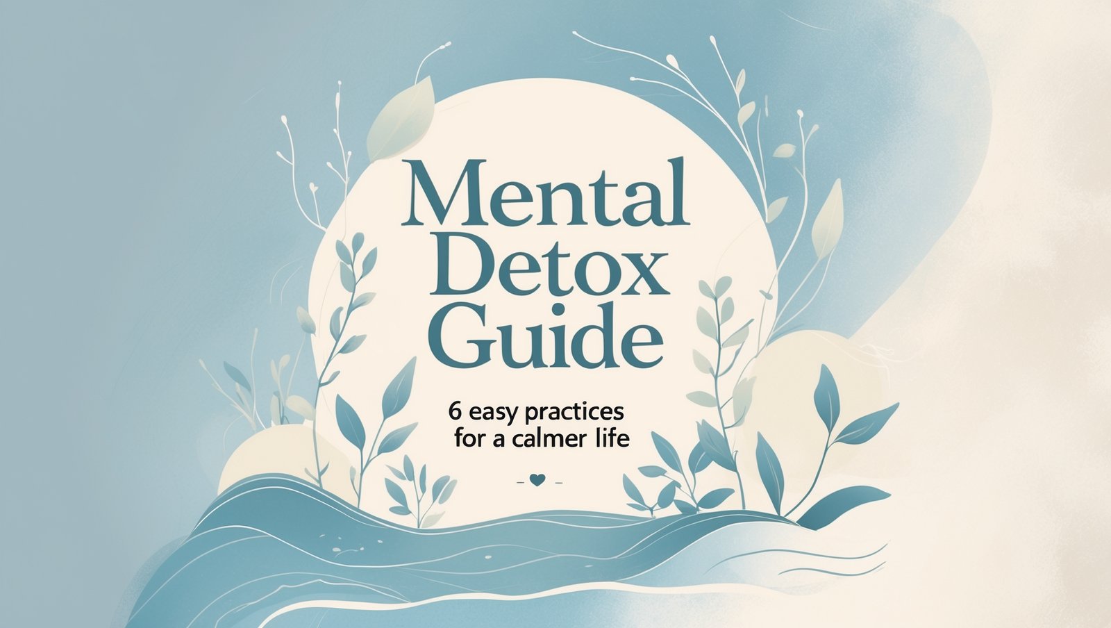 You are currently viewing Mental detox​ Guide: 6 Easy Practices for a Calmer Life