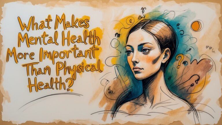 mental health is more important than physical health